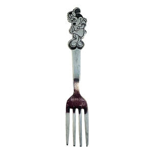 Vintage Walt Disney Minnie Mouse Stainless Steel Fork by Bonny-5 1/2 in-JAPAN